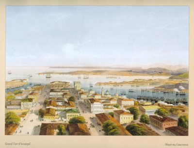 Carlo Bossoli. General View of Sevastopol by Carlo Bossoli